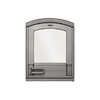 Fireplace door 275x335 mm, light grey