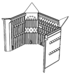 Go to product Cast iron firebox plate set (0002B/0009)