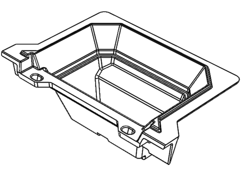 Firebox base and funnel