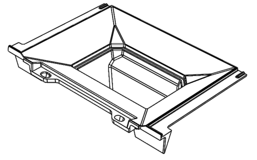 Firebox base and funnel