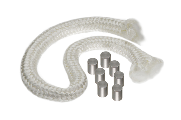Set 7x spacer cylinders ø15x20 mm, 600 mm gasket